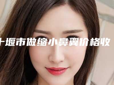 十堰市做缩小鼻翼价格收费表全新版曝出-十堰市做缩小鼻翼一般需要费用是多少